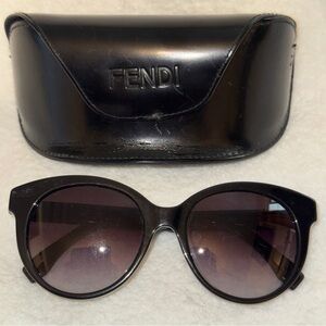 Fendi Black and Purple Sunglasses